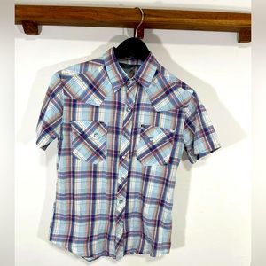 Salt Valley Western Pearl Snap Shirt - Men’s Small